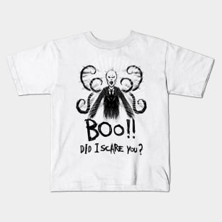 Trapped in Slender Man's Game: A Thrilling and Terrifying Adventure Kids T-Shirt